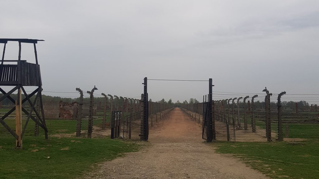 Photo of the Auschwitz Birkenau camp